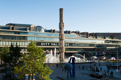 Bild på kulturhusets exteriör